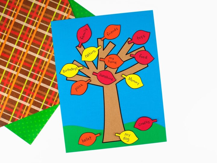 Free Printable Gratitude Tree Craft | Fireflies And Mud Pies