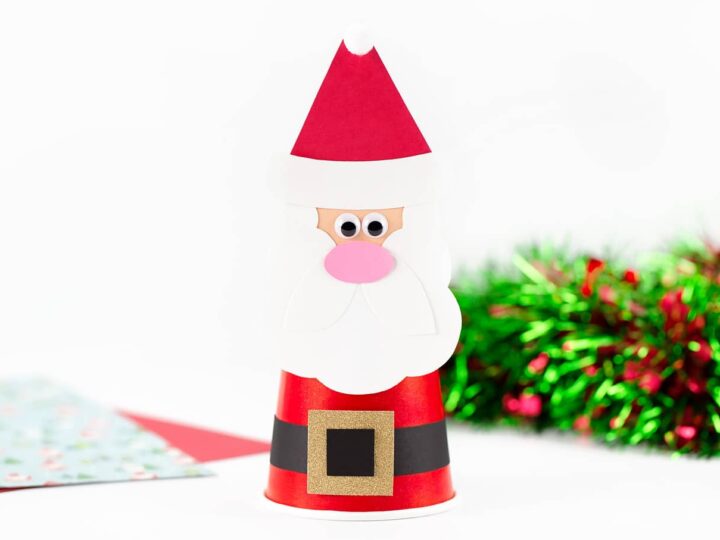 Paper Cup Santa Craft | Fireflies and Mud Pies