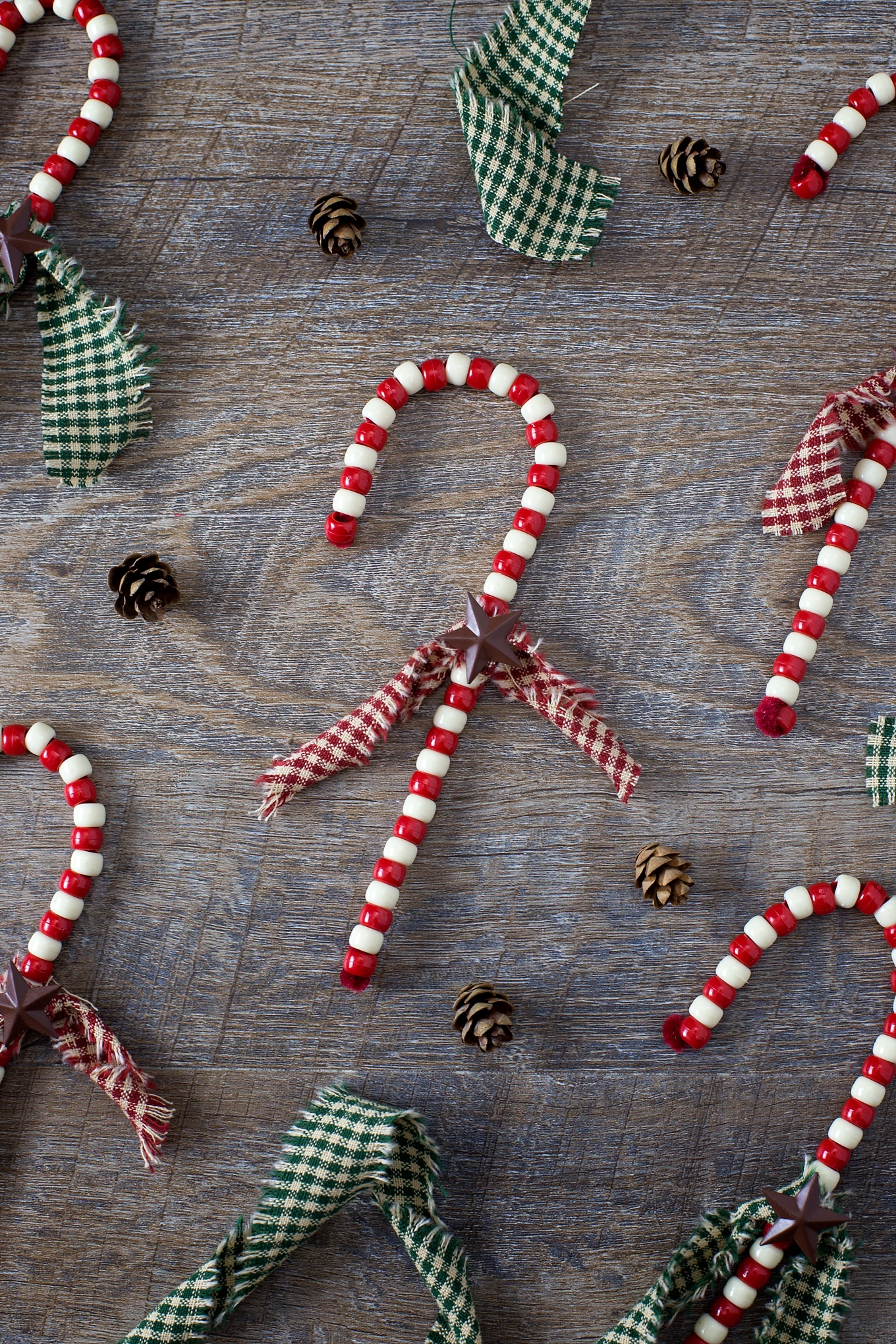 candy cane beads
