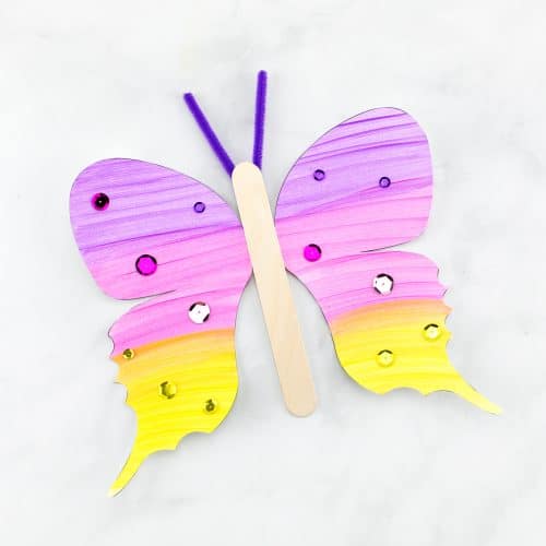 How to Make a Fluttering Paper Butterfly Craft