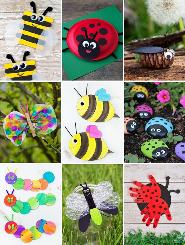 The Most Easy And Fun Insect Crafts For Kids | Fireflies And Mud Pies