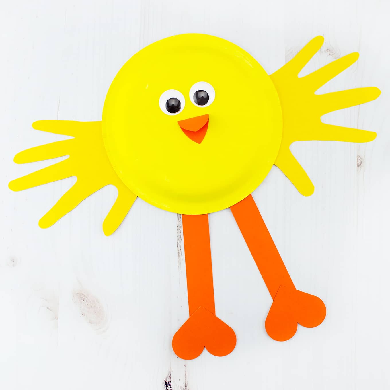 How to Make a Paper Plate Chick Craft