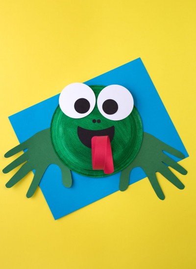 Paper Plate Frog Craft