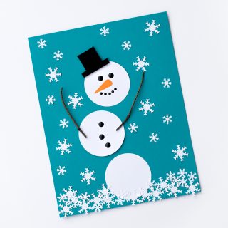 The Happiest Paper Snowman Craft for Kids | Fireflies and Mud Pies