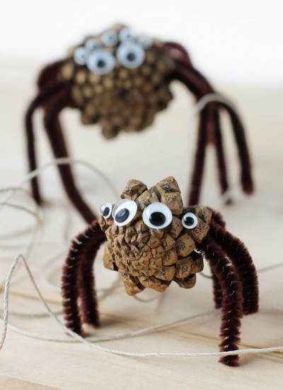 Pine Cone Spider Craft