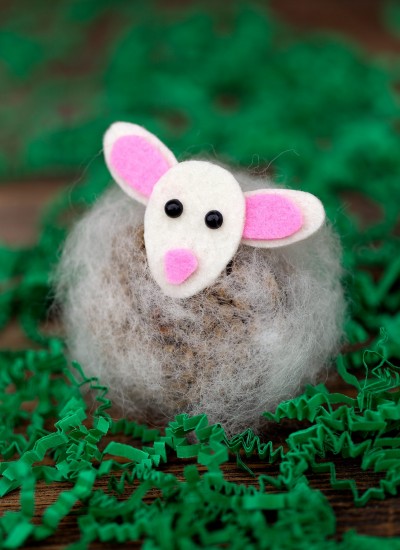 Pinecone Lamb: A Spring Nature Craft for Kids