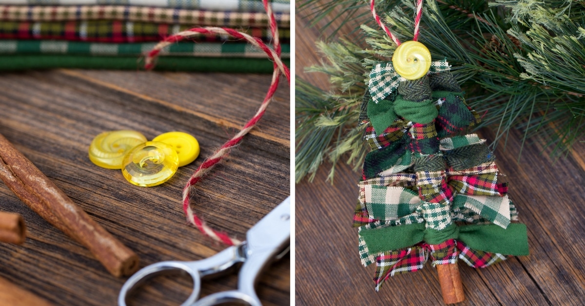 How To Make Scrap Fabric Tree Ornaments