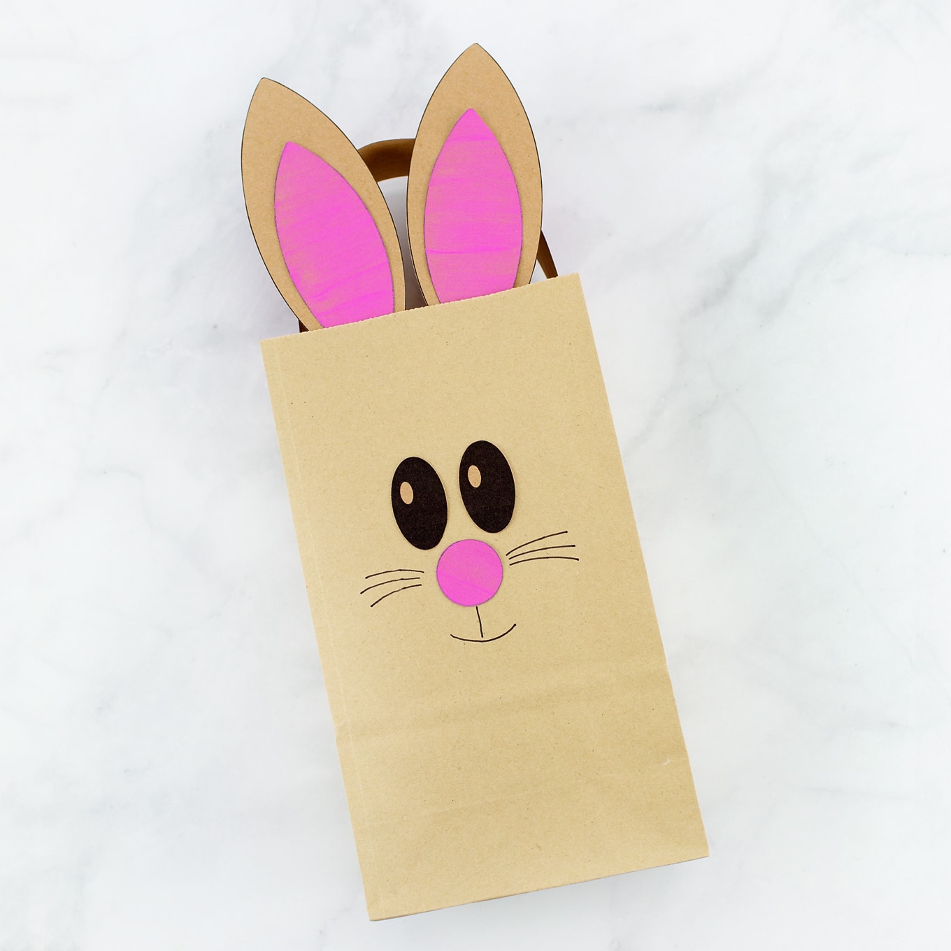 Bunny Paper Bag Template