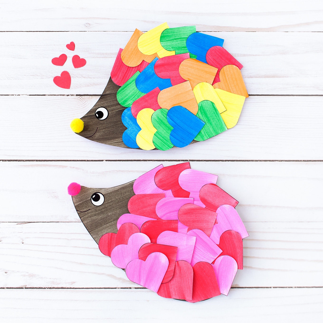 Sweetest Valentine Hedgehog Craft for Kids