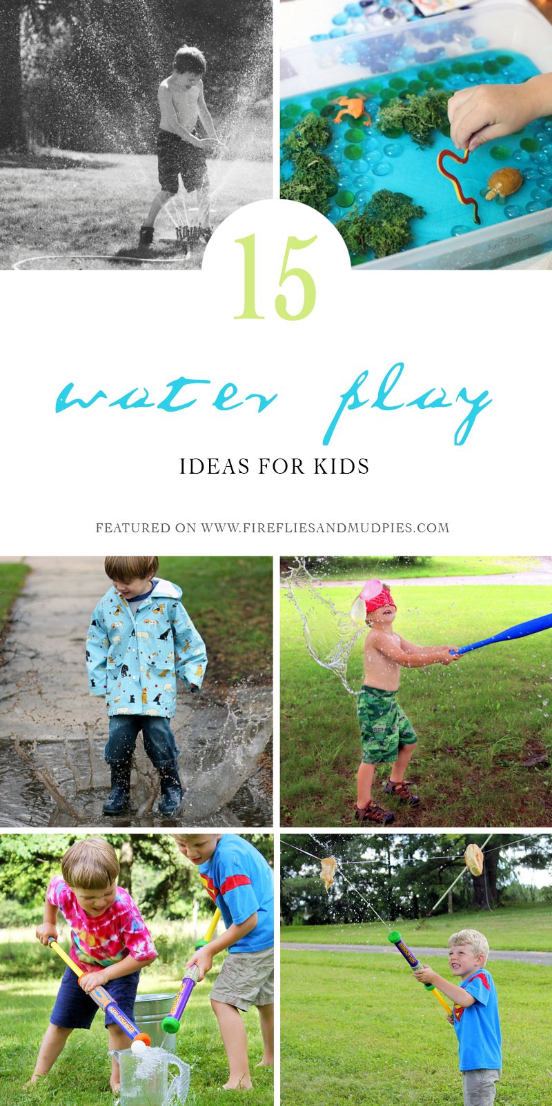 toddler outdoor water play